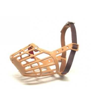 Dog Leather And Plastic Muzzle N 3 - 4 - 5 - 6 - 7 - 8