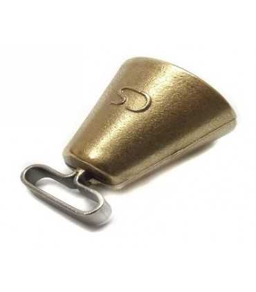 Campana sarda cs in ottone sabbiato n 1 - 2 - 3 - 4 per cane realizzata a mano