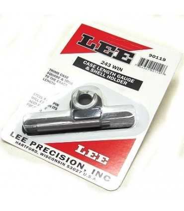 Lee asta tornitura bossolo 243 winchester 90119 case length gauge