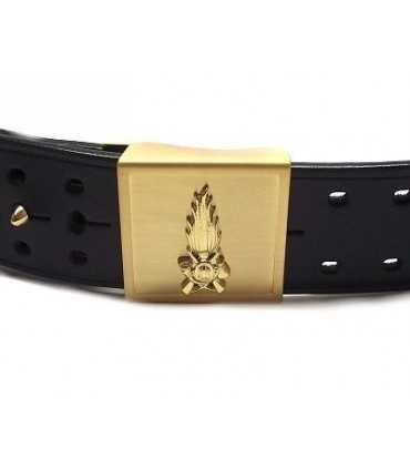 1V57 - Leather duty belt with two under bucle clousure for "Guardia di Finanza"