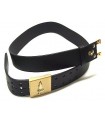 1V57 - Leather duty belt with two under bucle clousure for "Guardia di Finanza"
