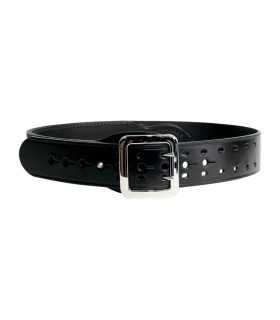 1V56 - Leather duty belt - height 5 cm for Security and Police
