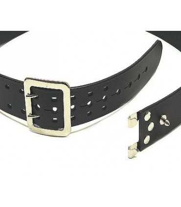 1V56 - Leather duty belt - height 5 cm for Security and Police