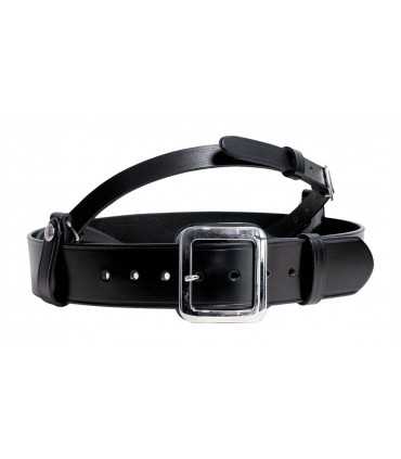 1V54 - Leather duty belt - height 5 cm for Security and Police