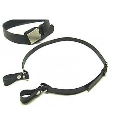1V53 - Leather duty belt - height 5 cm for Security and Police
