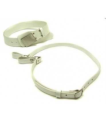 1V53 - Leather duty belt - height 5 cm for Security and Police