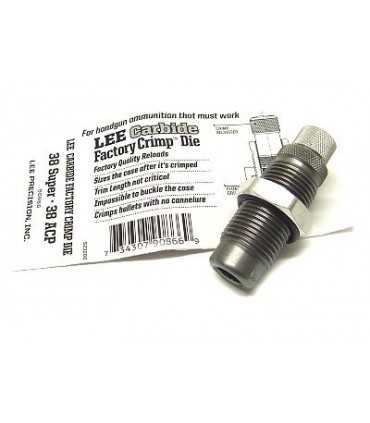 LEE FACTORY CRIMP DIE CARBIDE 38 SUPER, 38 ACP 90866