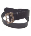 1V60 - Leather duty belt - height 5 cm for Security and Police